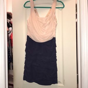 Express Color Block Cocktail Dress